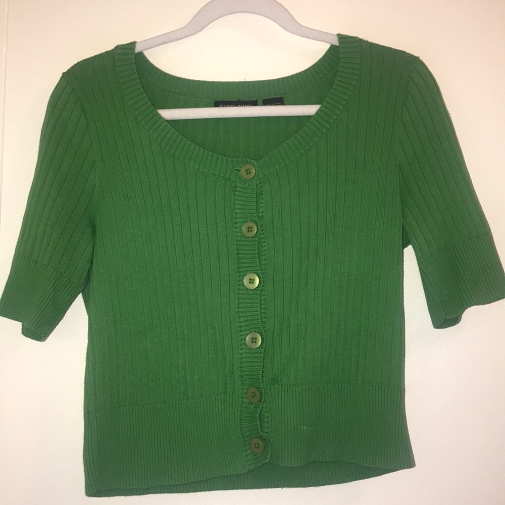 Vintage green cardigan